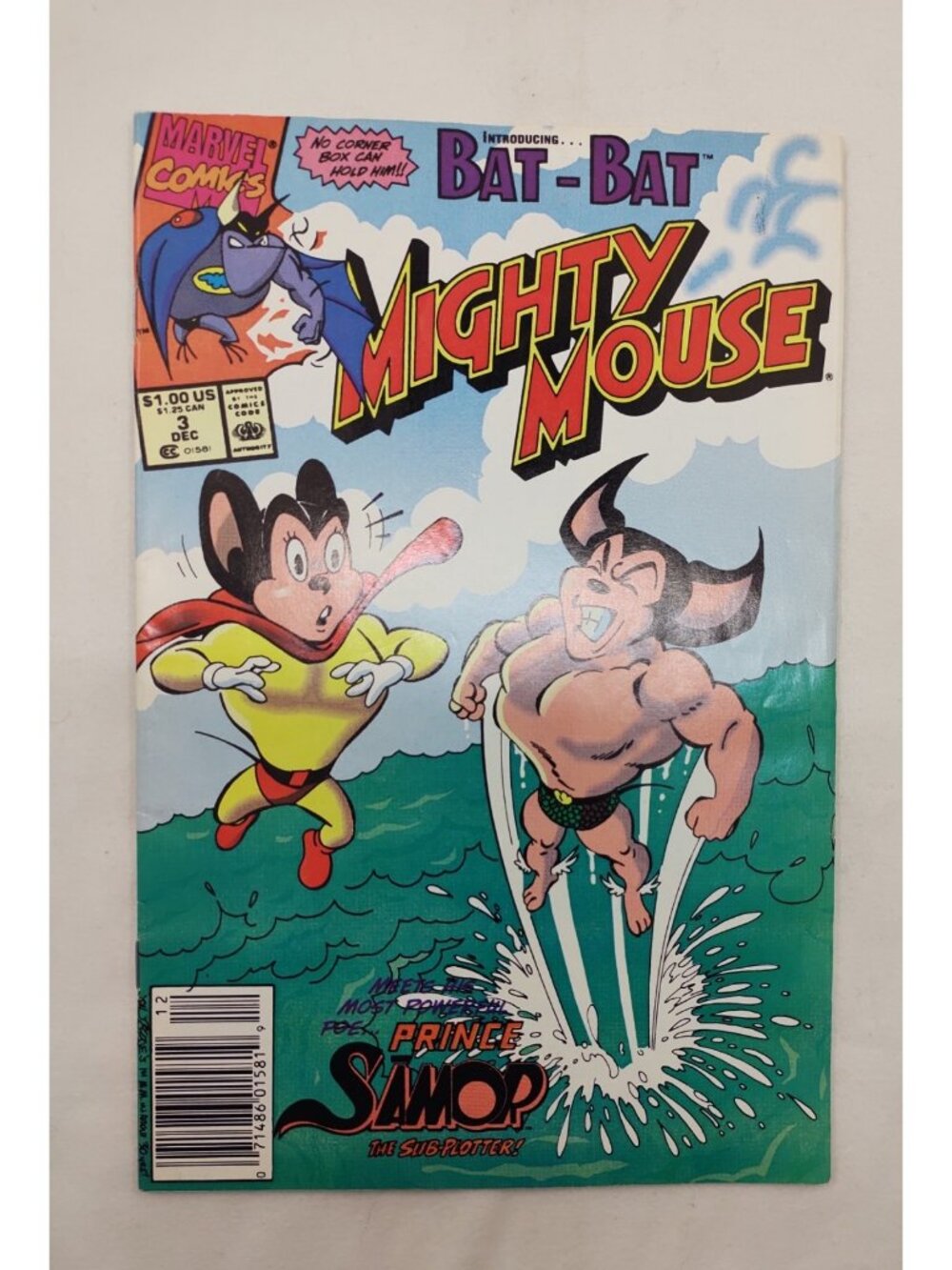 Mighty Mouse #12 Marvel Comic Bat-Bat Appearance Cover VF